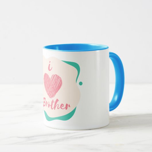 Ik hou van broeder mok (Voorkant rechts)