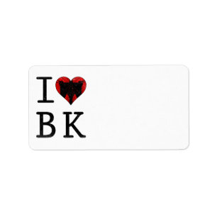 Ik hou van Brooklyn, BK New York Etiket