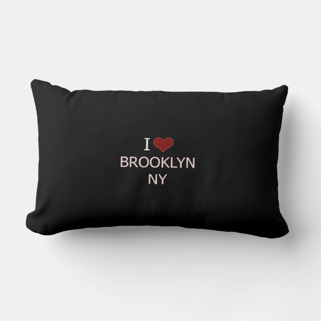 Ik hou van Brooklyn, NY Kussen (Voorkant)