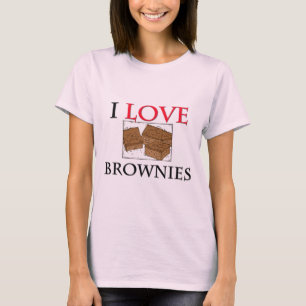 Ik hou van brownies t-shirt