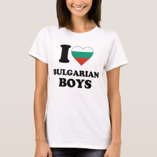 Ik hou van Bulgaarse jongens T-shirt