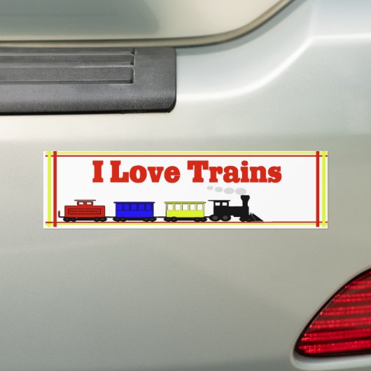 Ik hou van bumpersticker (Op auto)
