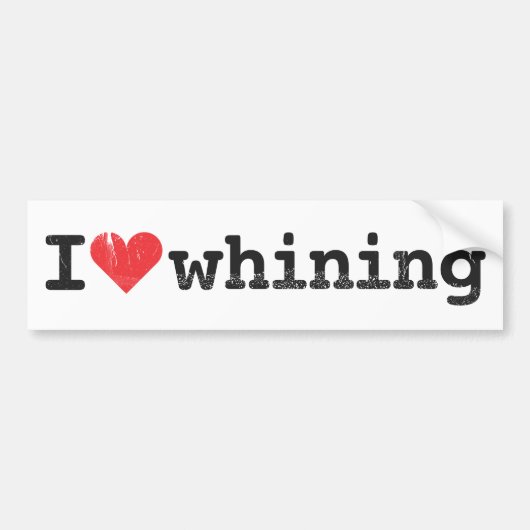 Ik hou van Bumpersticker (Voorkant)