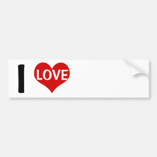 Ik hou van...... bumpersticker