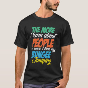 Ik hou van Bungee Jumping T-shirt Funny Bungee Jum