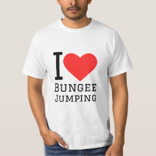Ik hou van bungee springen t-shirt