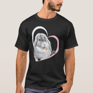 Ik hou van Bunny Bunny Rabbit Bunny Flower in Mou T-shirt
