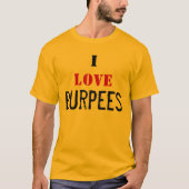 Ik hou van Burpees T-shirt (Voorkant)