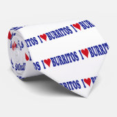 Ik hou van Burritos Stropdas (Opgerold)