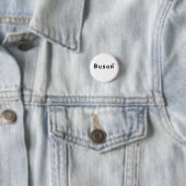 Ik hou van Busan Ronde Button 3,2 Cm (In situ)