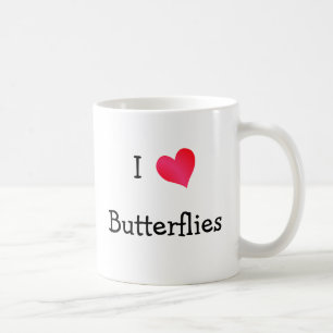 Ik hou van Butterflies Koffiemok