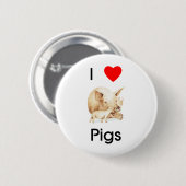 Ik hou van Button (Voorkant /achterkant)