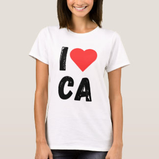 Ik hou van CA - California Heart Design T-shirt
