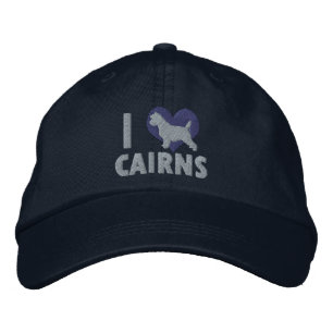Ik hou van Cairns geborduurd Pet (blauw)