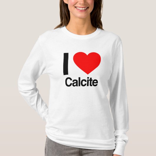 Ik hou van calciet t-shirt (Voorkant)