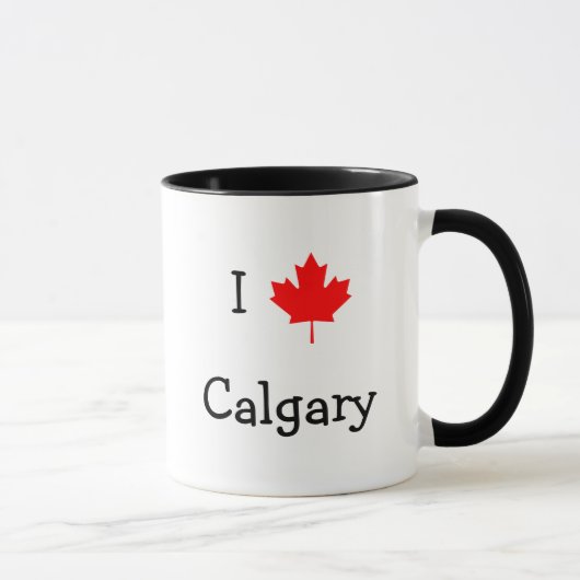 Ik hou van Calgary Mok (Rechts)