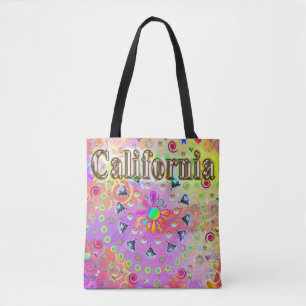 Ik hou van Californische Lucky Golden Canvas tas