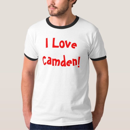 Ik hou van Camden! T-shirt (Voorkant)