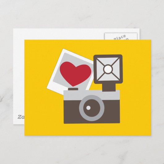 Ik hou van  camera briefkaart (Voorkant / Achterkant)