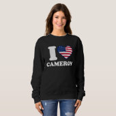 Ik hou van Cameron ik hart Cameron Trui (Voorkant volledig)