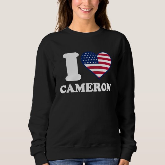 Ik hou van Cameron ik hart Cameron Trui (Voorkant)
