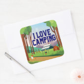 Ik hou van Camping Stickers (Envelop)