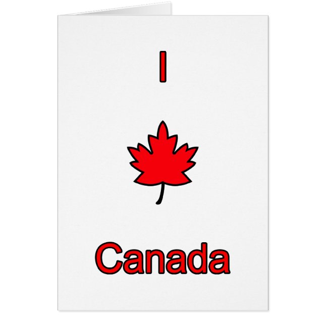 Ik hou van Canada (Voorkant)