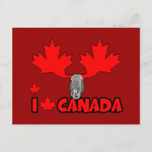 Ik hou van Canada Briefkaart
