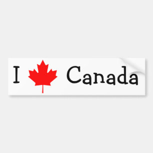 Ik hou van Canada Bumpersticker