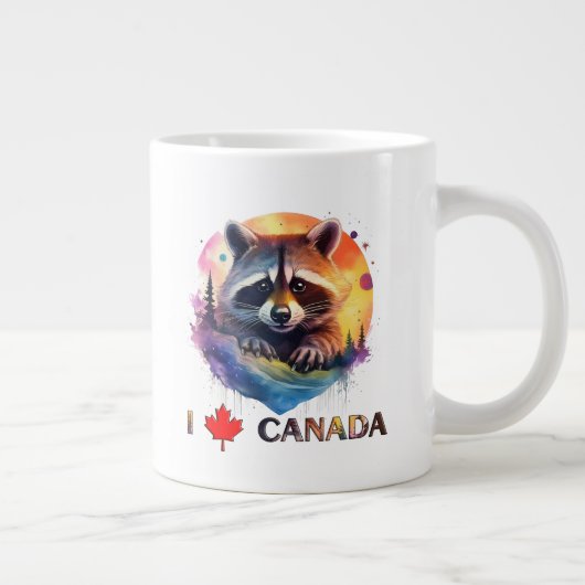 Ik hou van Canada Extra Grote Beker (Rechts)