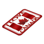 Ik hou van Canada Fridge Magnet Canada Souvenir Ma Magneet (Linkerzijde)