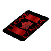 Ik hou van Canada Fridge Magnet Canada Souvenir Ma Magneet (Linkerzijde)