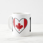 Ik hou van Canada Koffiemok (Voorkant links)