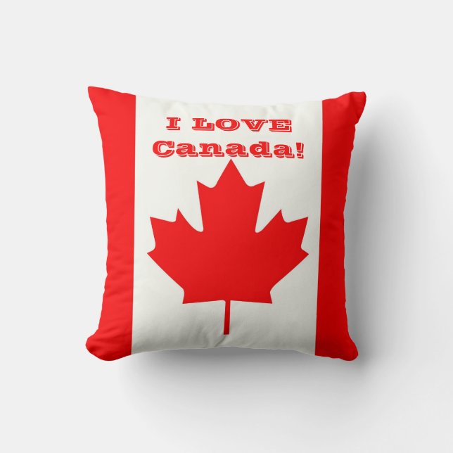 Ik hou van Canada! Kussen (Voorkant)
