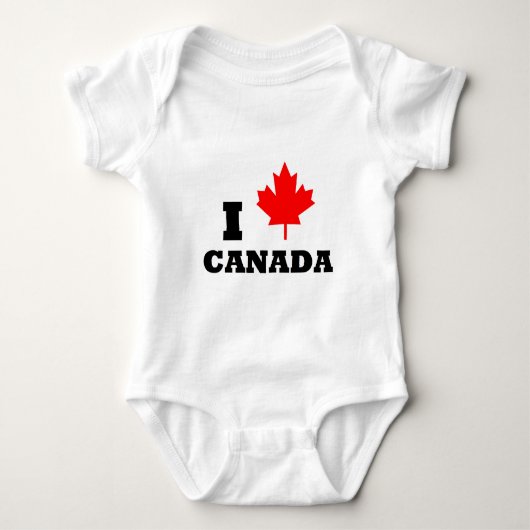 Ik hou van Canada Romper (Voorkant)