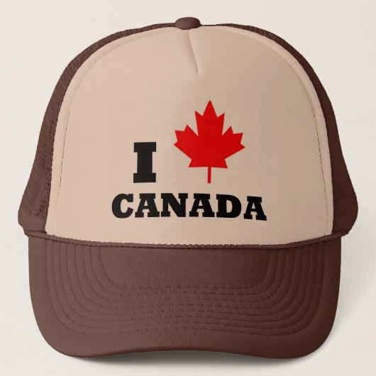 Ik hou van Canada Trucker Pet (Voorkant)