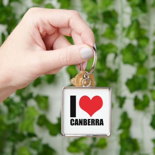 Ik hou van Canberra Sleutelhanger (Hand)