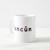 Ik hou van Cancun Koffiemok (Voorkant links)