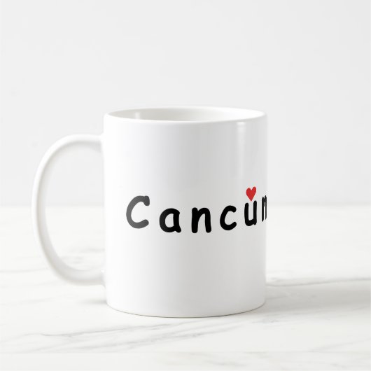 Ik hou van Cancun Koffiemok (Links)