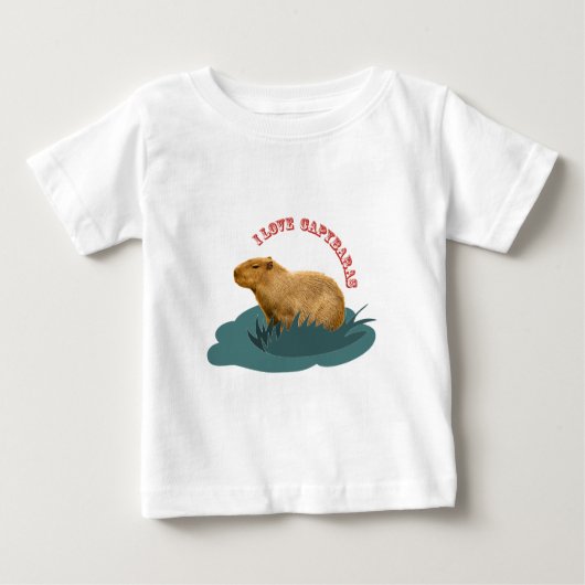 Ik hou van capybaras baby (Voorkant)