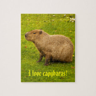 Ik hou van capybaras Puzzle Legpuzzel