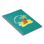 Ik hou van capybara's Tropisch strand kunst Notitieboek (Rechterzijde)
