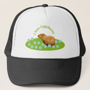 Ik hou van Capybaras Trucker Pet