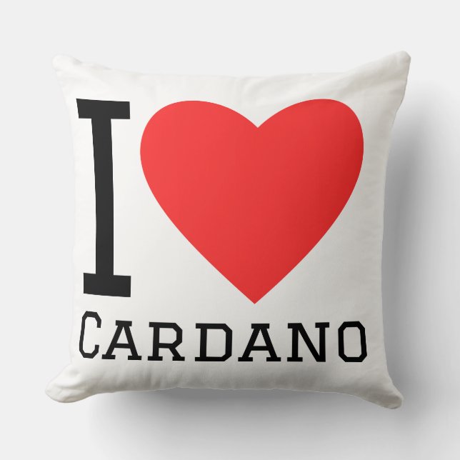 Ik hou van Cardano  Kussen (Voorkant)