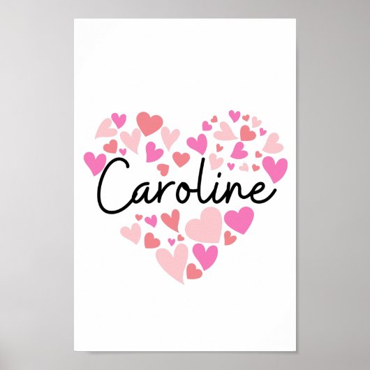 Ik hou van Caroline Poster (Voorkant)