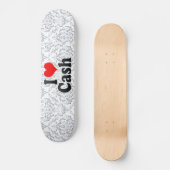 Ik hou van Cash Skateboard (Voorkant)