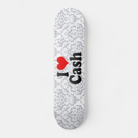 Ik hou van Cash Skateboard (Voorkant)