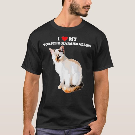 Ik hou van Cat Kitten T-shirt (Voorkant)