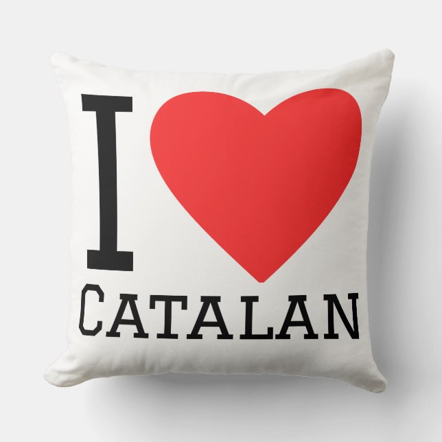 Ik hou van Catalaans  Kussen (Voorkant)