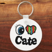 Ik hou van Cate Sleutelhanger (Voorkant)